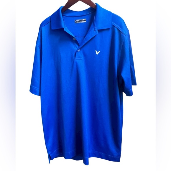 Callaway Vibrant Blue Polo Shirt - Picture 3 of 4